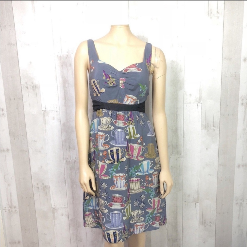 Floreat Cream and Sugar Dress Anthropologie